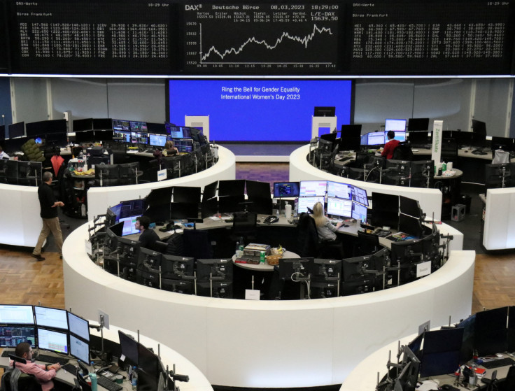 German share price index DAX graph is pictured at the stock exchange in Frankfurt