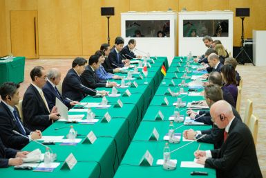  Japan-Germany summit meeting at the Prime Minister's official residence in Tokyo