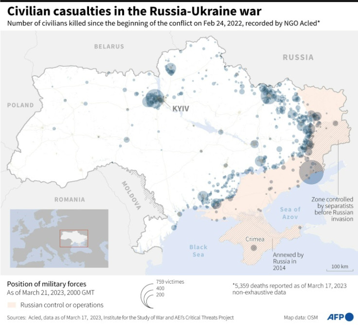 Civilian casualties in the Russia-Ukraine war