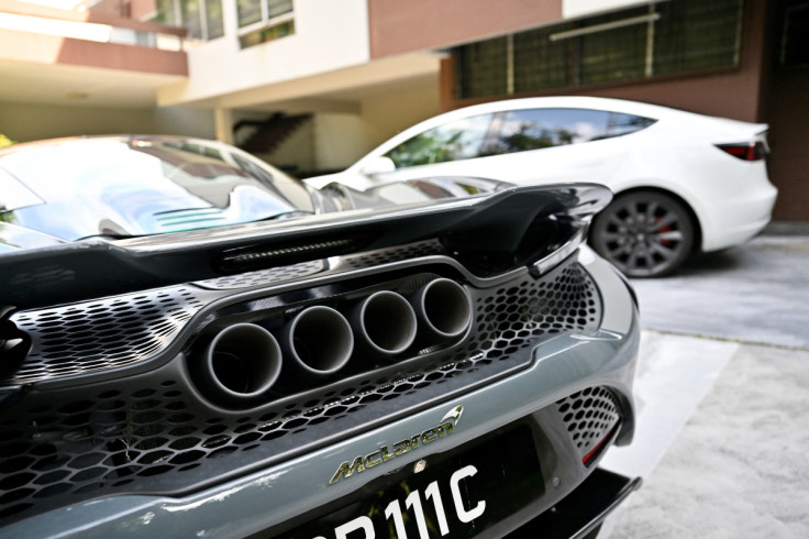 Mr Eu Gene Goh’s Tesla Model 3 and McLaren 765LT in Singapore