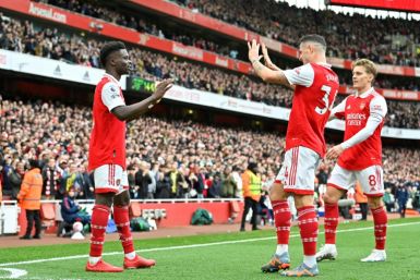 Arsenal are in pole position in the title race
