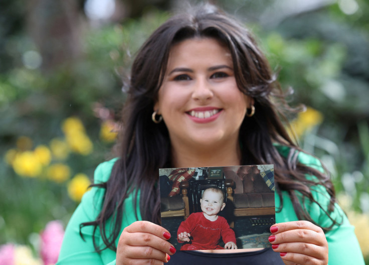 Emma Rooney poses for a picture in Merrion Square, Dublin