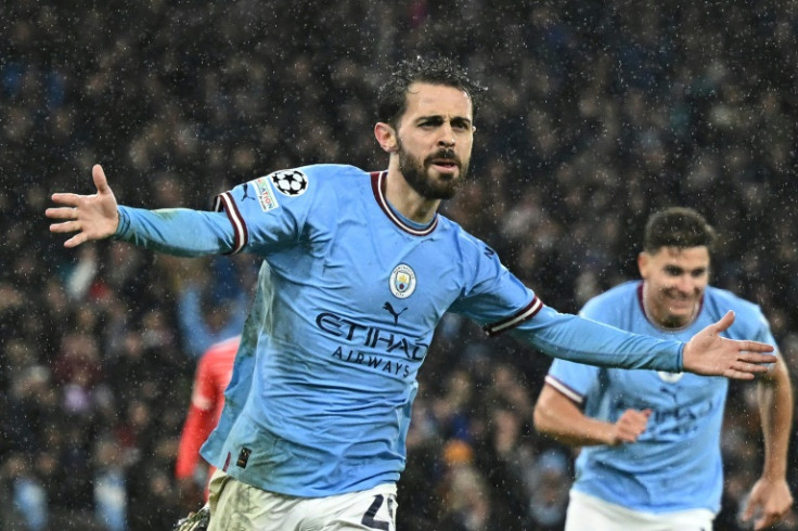 Bernardo Silva scored Manchester City's second goal in a 3-0 win over Bayern Munich