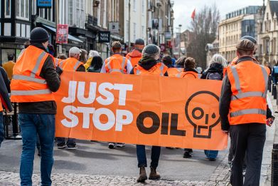 Just Stop Oil Protest
