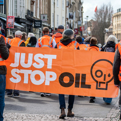 Just Stop Oil Protest