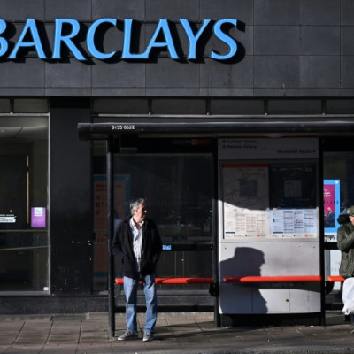 British bank Barclays reported a strong rise in net profit in the first quarter, boosted by rising interest rates