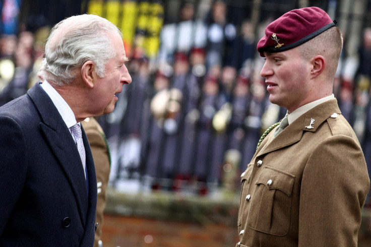 Britain's King Charles and Queen Camilla visit Colchester Castle in Colchester