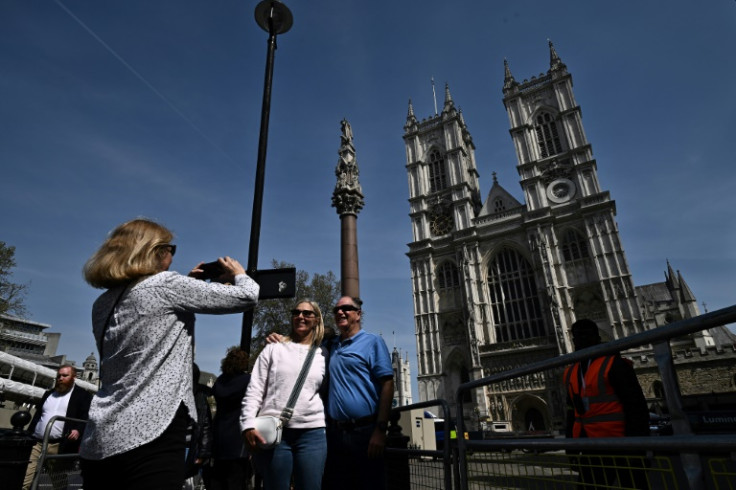 The coronation service takes place at Westminster Abbey in central London