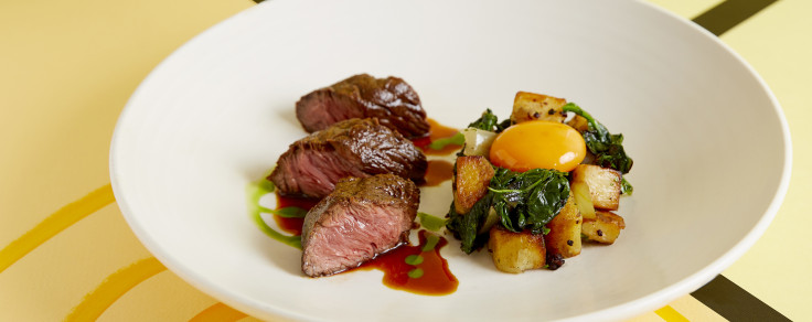 Steak Bavette dish at Tate Modern