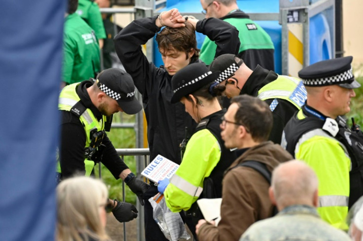 Climate activists from Just Stop Oil were also detained