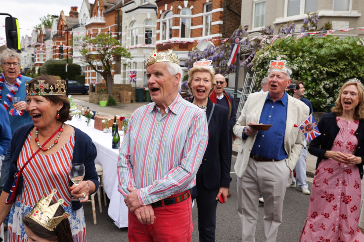 People take part in a Big Lunch event in Fulham