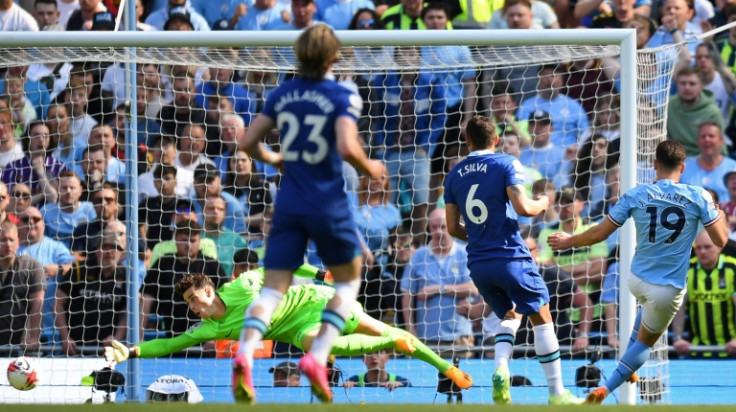 Julian Alvarez (right) scored the winner as Manchester City beat Chelsea on Sunday