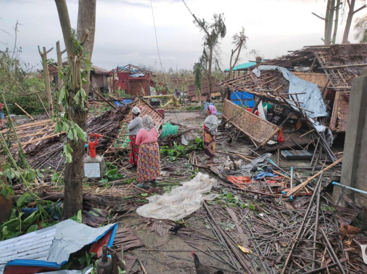 Aftermath of Cyclone Mocha in Myanmar