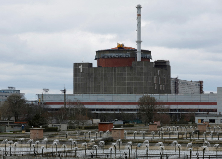 A view shows the Zaporizhzhia Nuclear Power Plant