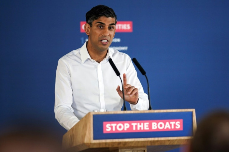 Prime Minister Rishi Sunak said two more accommodation barges had been ordered to house asylum-seekers