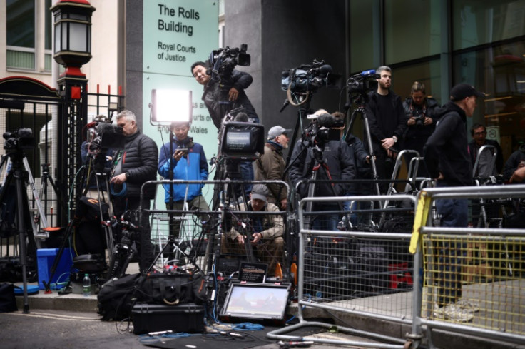 Harry was met by a wall of media as he arrived in court