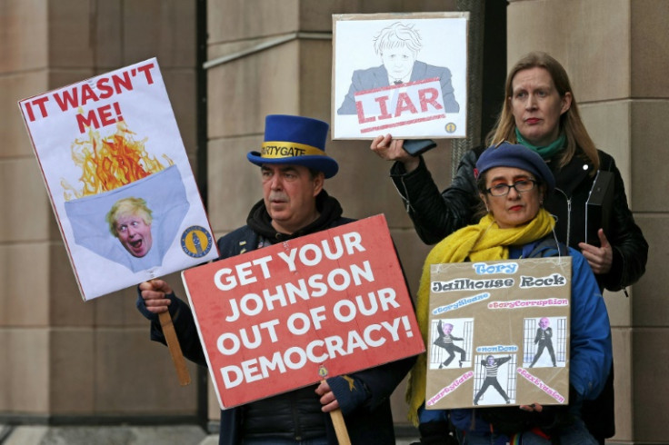 'Partygate' and a string of other scandals caused outrage and forced Johnson to resign last July