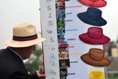 A bookmaker offering odds on the colour of the hat the late Queen Elizabeth II would be wearing at Royal Ascot in 2013
