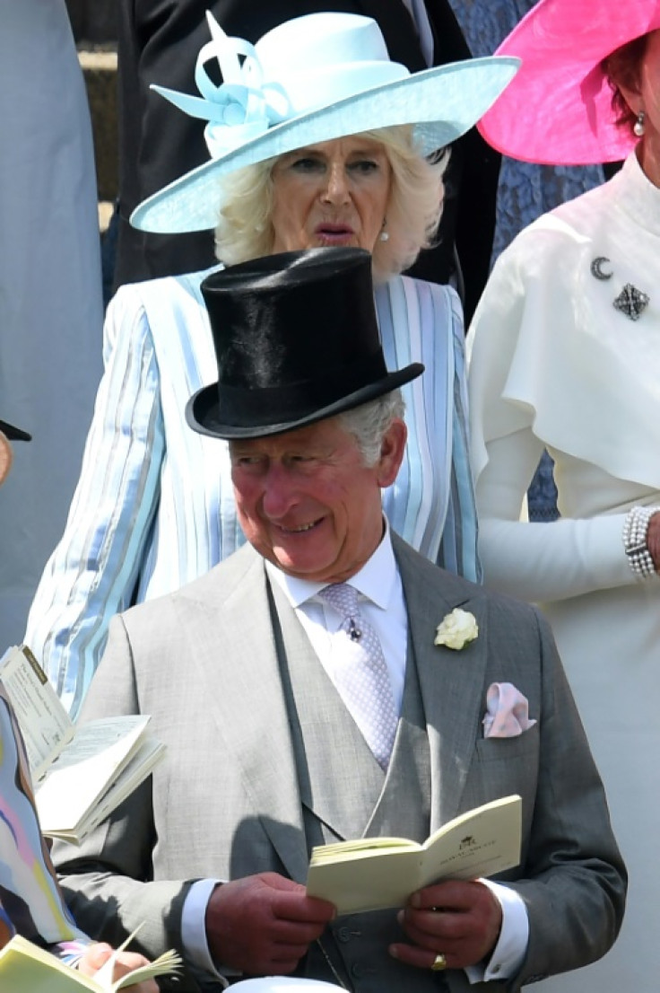 Britain's then Prince Charles and Camilla at Ascot in 2021