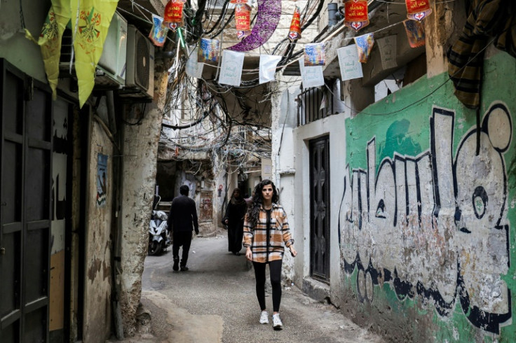 Palestinian refugee Nisreen Hazineh