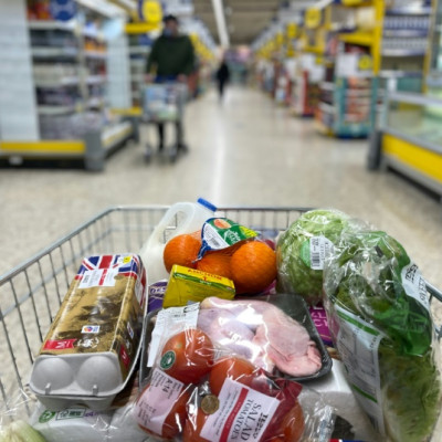 Britain's food price inflation remains close to an all-time high