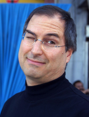 Steve Jobs, CEO of Pixar, poses at the premiere of the new computer animated film " Toy Story 2" Nov.. Steve Jobs, CEO of Pixar, poses at the premiere of the new computer animated film " Toy Story 2" Nov..