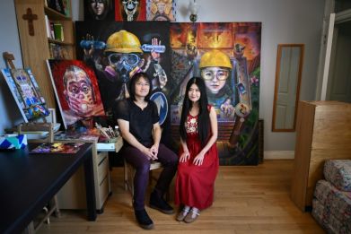 Artists Lumli and Lumlong fled Hong Kong in 2021