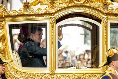 The Dutch king mothballed the Golden Coach because of the images of slavery on its sides