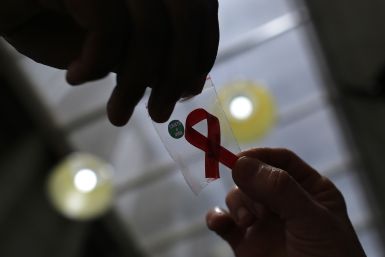 The red ribbon of HIV
