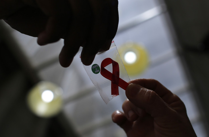 The red ribbon of HIV
