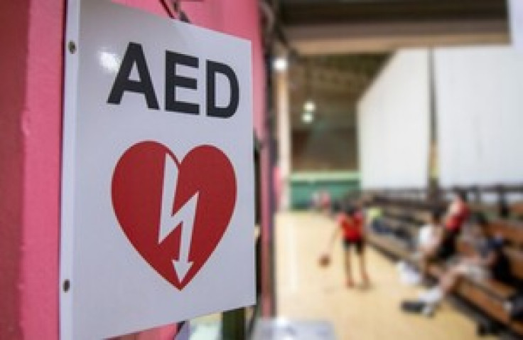 defibrillators in school for cardiac arrests
