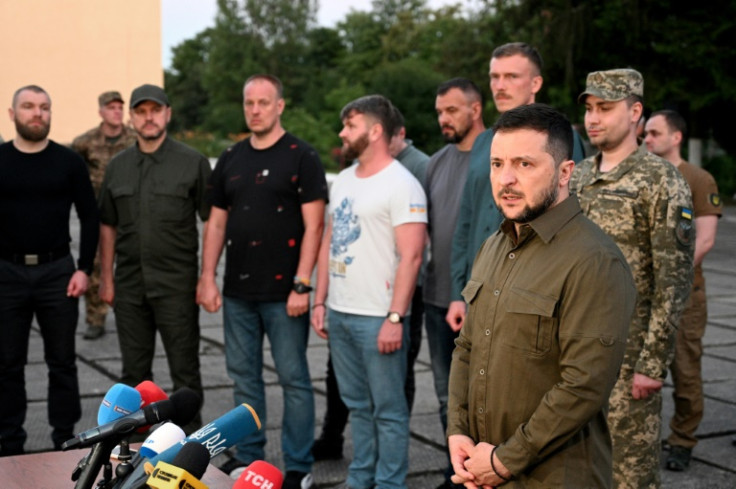 Zelensky returned to Ukraine with five top commanders from the Azov regiment who were supposed to have remained in Turkey under a prisoner exchange deal with Moscow