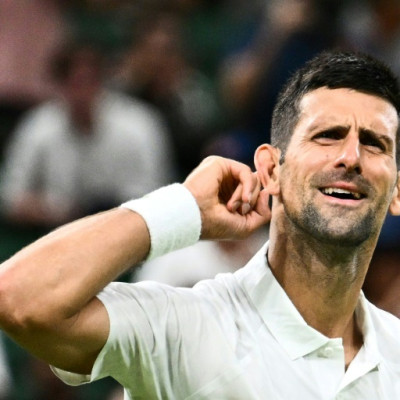 Now hear this: Novak Djokovic is playing in his 100th match at Wimbledon