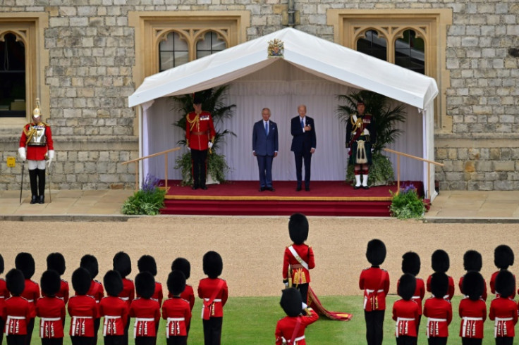 US President Joe Biden met King Charles III at Windsor Castle, west of London