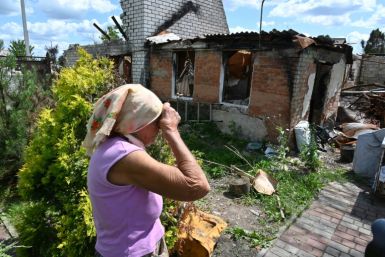 House bombed eastern Ukraine