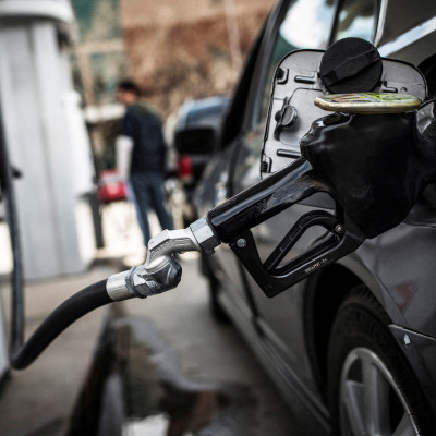 Fuel pump is seen in a car