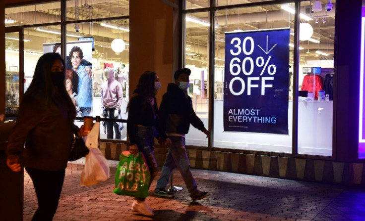 Consumers entering a store