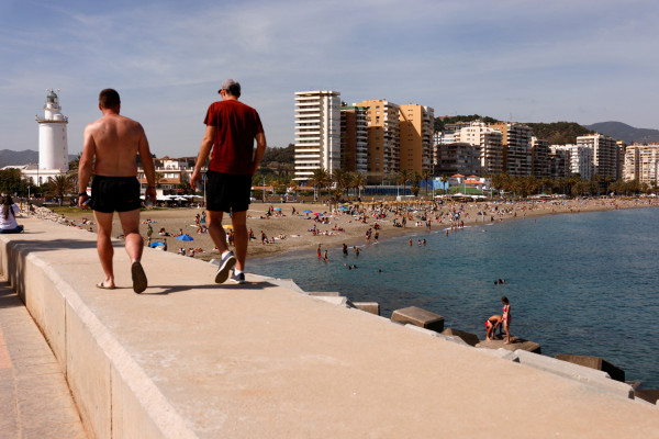 Malaga beach