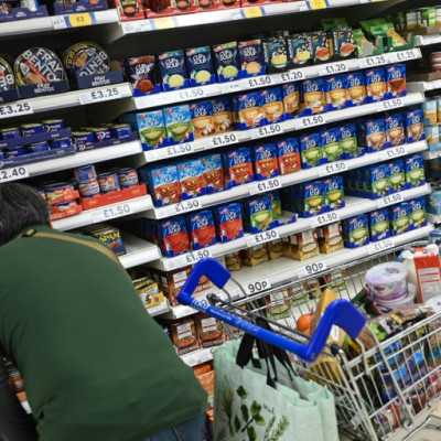 UK annual inflation dropped sharply in July, easing a cost-of-living crisis that has pushed up prices of goods