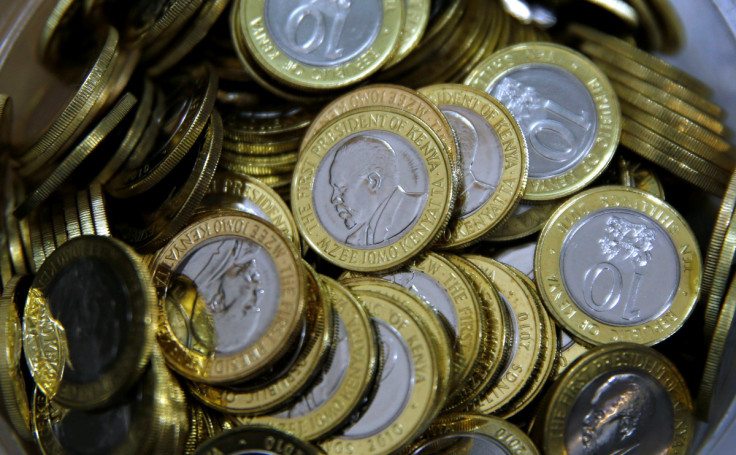 Kenya 10 shillings coins as Forex money