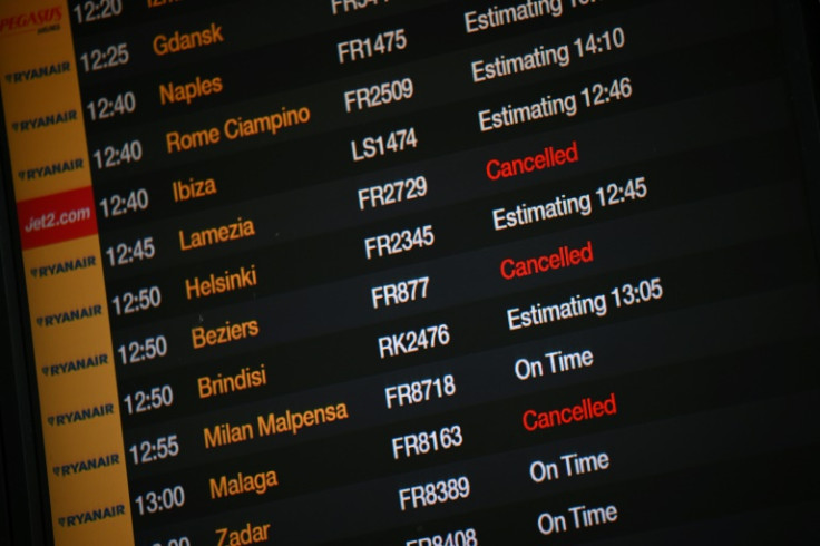 Hundreds of flights to and from UK airports were cancelled after a technical fault to the country's air traffic control system