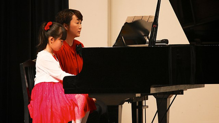 Child playing Piano