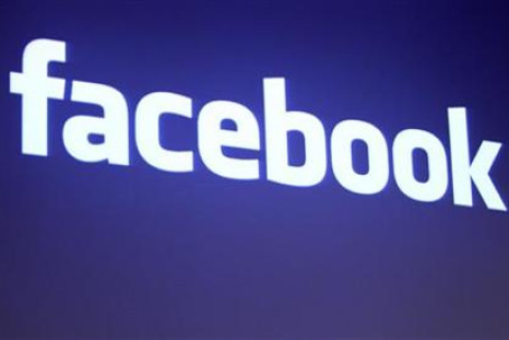 The Facebook logo is shown at Facebook headquarters in Palo Alto
