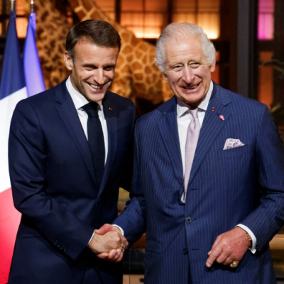 French President Emmanuel Macron and King Charles III have a warm relationship