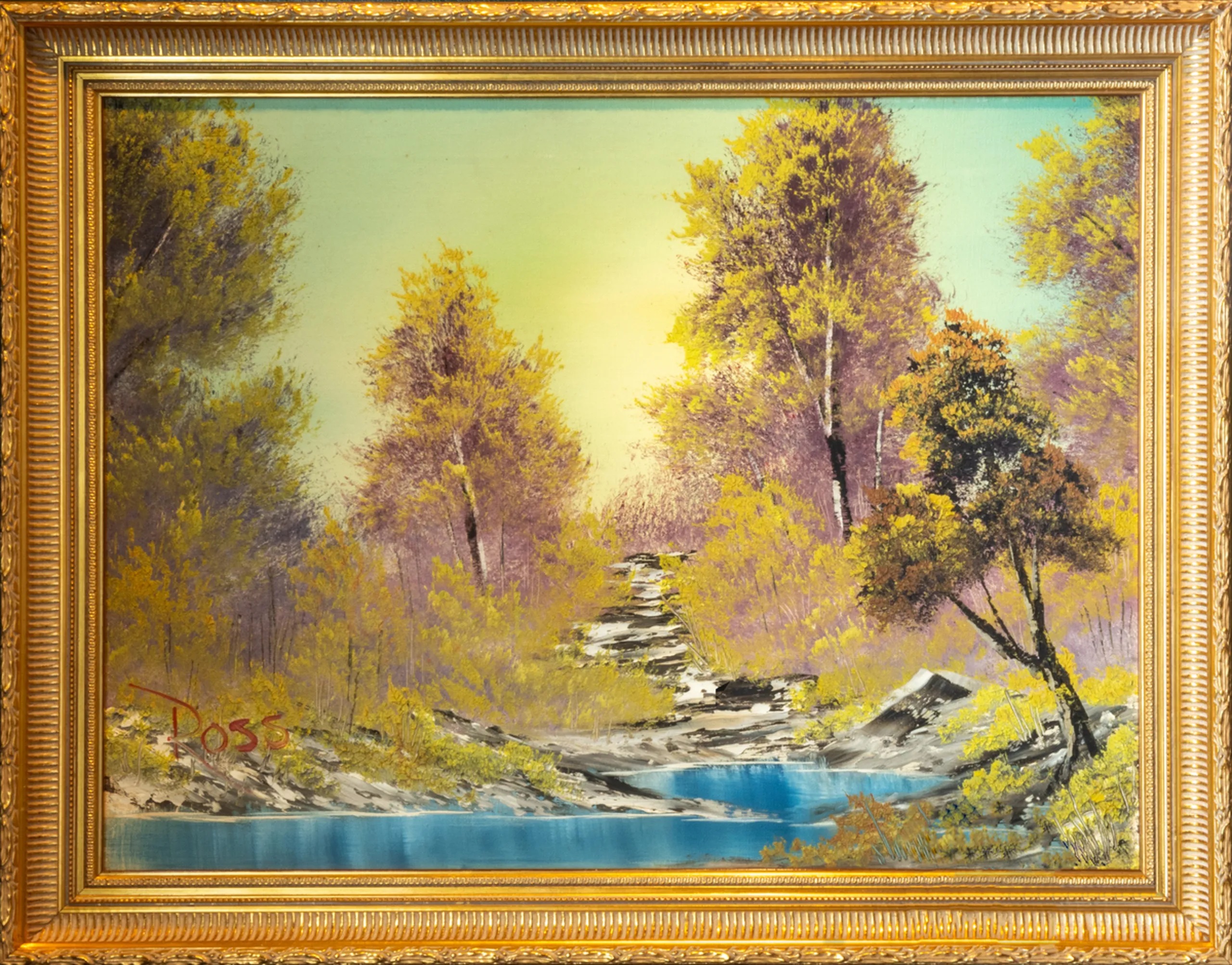 Bob Ross' First TV Painting 'A Walk In The Woods' On Sale For Nearly ...