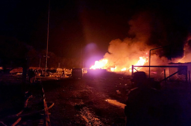 Nagorno-Karabakh fuel explosion 