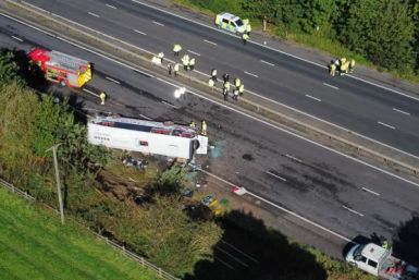 Emergency Services Attend Merseyside Bus Crash