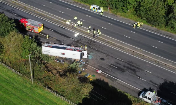 Emergency Services Attend Merseyside Bus Crash