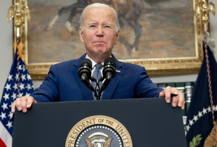 Biden spoke from the White House about the deal to avert a government shutdown