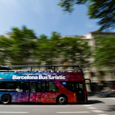 Barcelona tourist bus